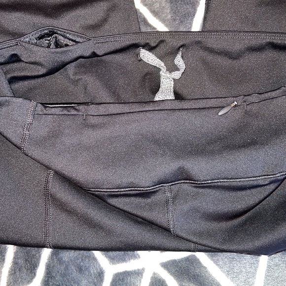 Adidas how we do 7/8 tight leggings black reflective tabs mesh details medium - Picture 9 of 12